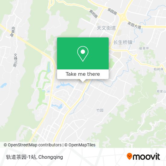 轨道茶园-1站 map
