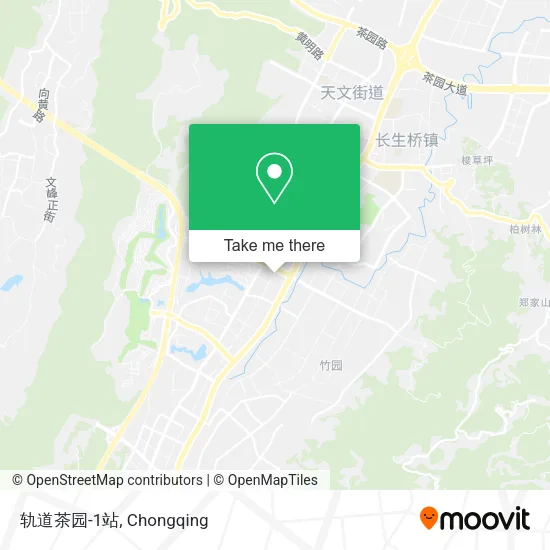 轨道茶园-1站 map