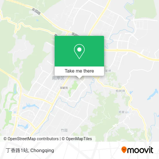 丁香路1站 map