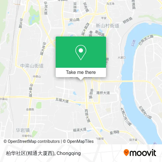 柏华社区(精通大厦西) map