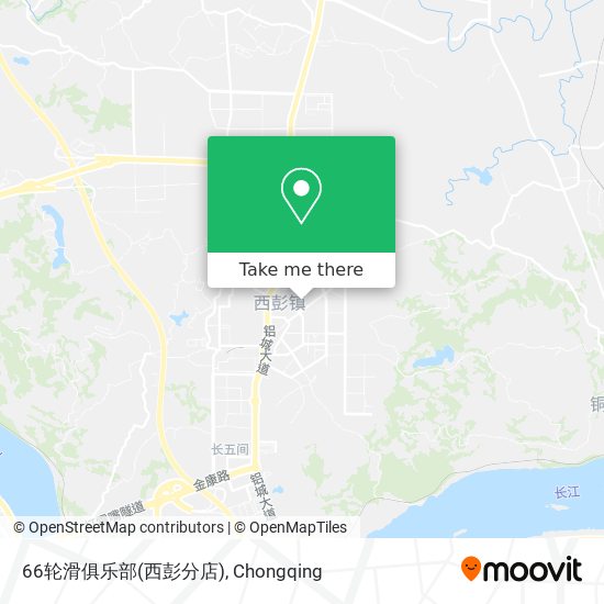 66轮滑俱乐部(西彭分店) map