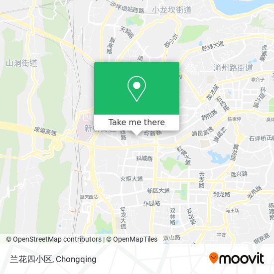 兰花四小区 map