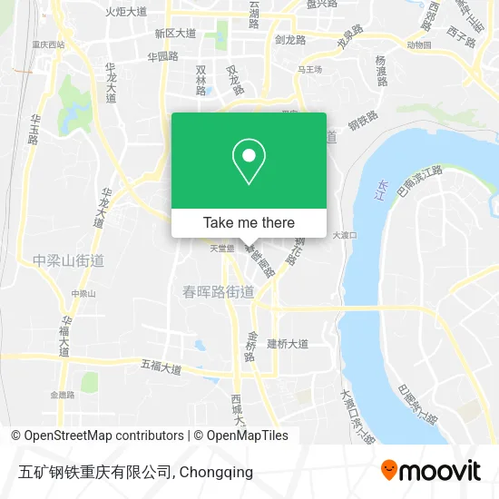 五矿钢铁重庆有限公司 map