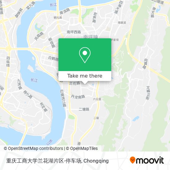 重庆工商大学兰花湖片区-停车场 map
