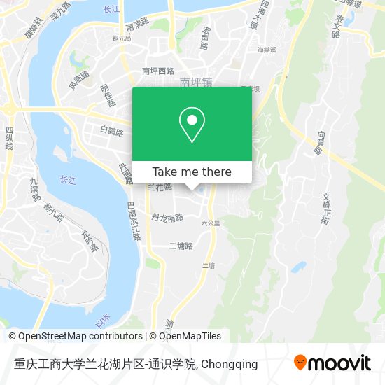 重庆工商大学兰花湖片区-通识学院 map