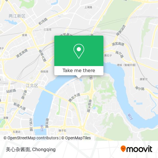 美心杂酱面 map