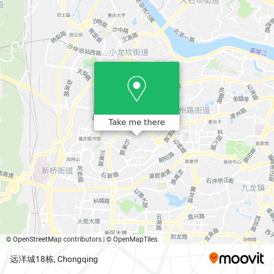 远洋城18栋 map