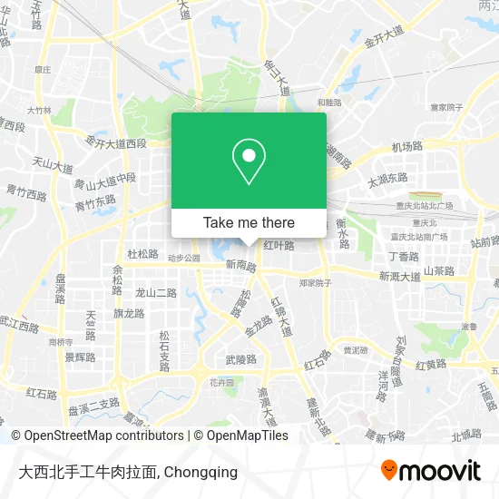 大西北手工牛肉拉面 map