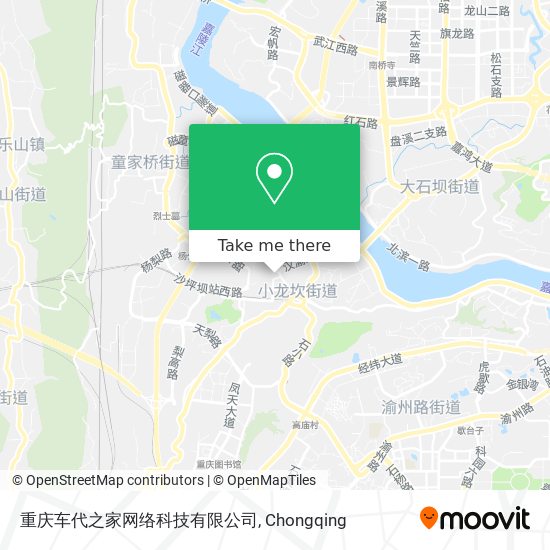 重庆车代之家网络科技有限公司 map