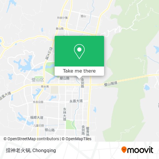 擂神老火锅 map