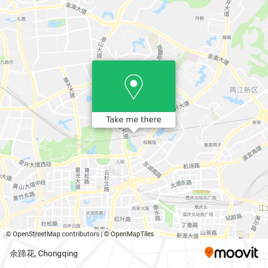 余蹄花 map