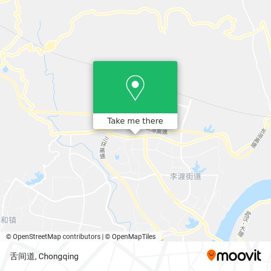 舌间道 map