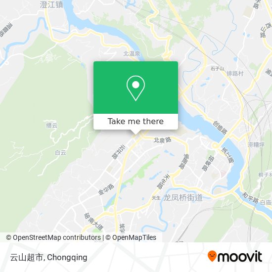 云山超市 map