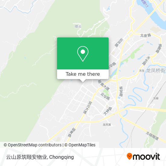 云山原筑颐安物业 map