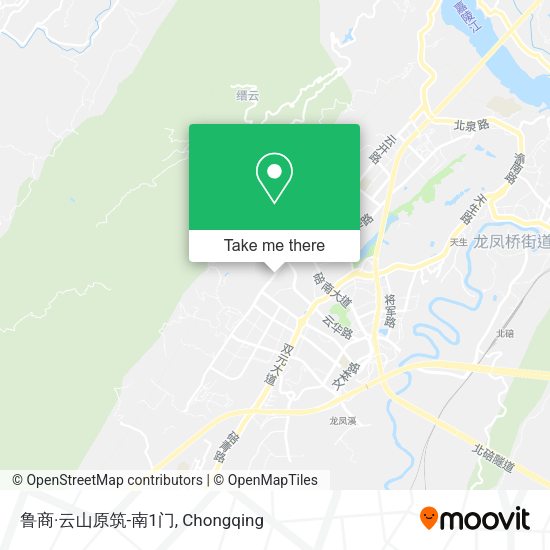 鲁商·云山原筑-南1门 map