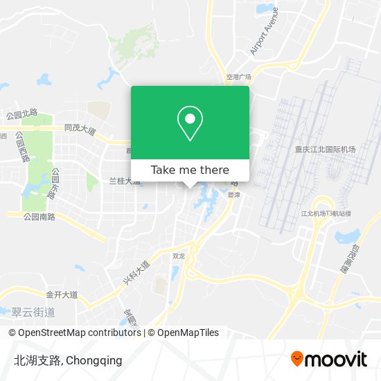 北湖支路 map