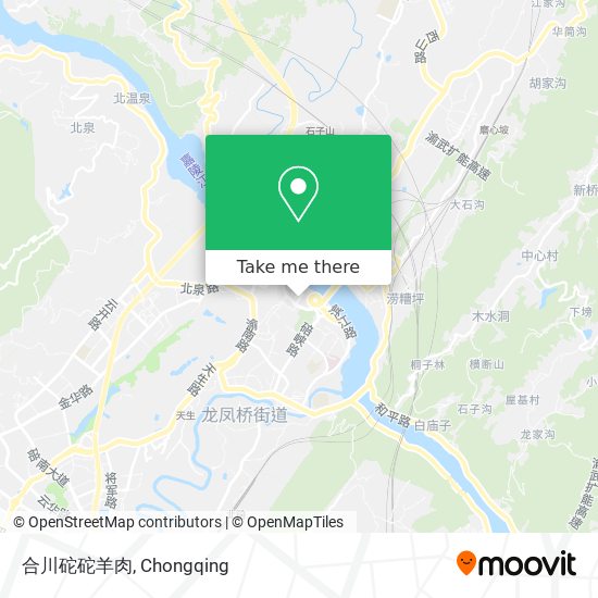 合川砣砣羊肉 map