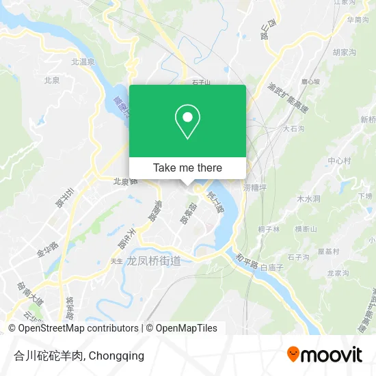 合川砣砣羊肉 map