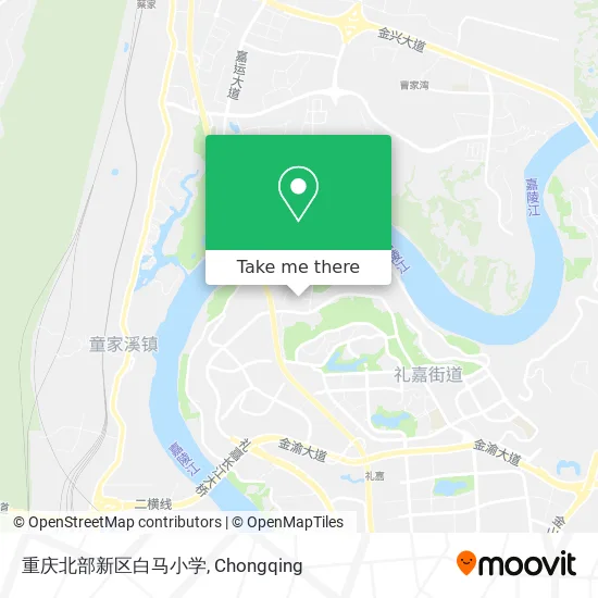 重庆北部新区白马小学 map