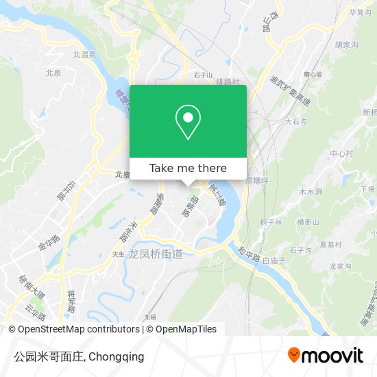 公园米哥面庄 map