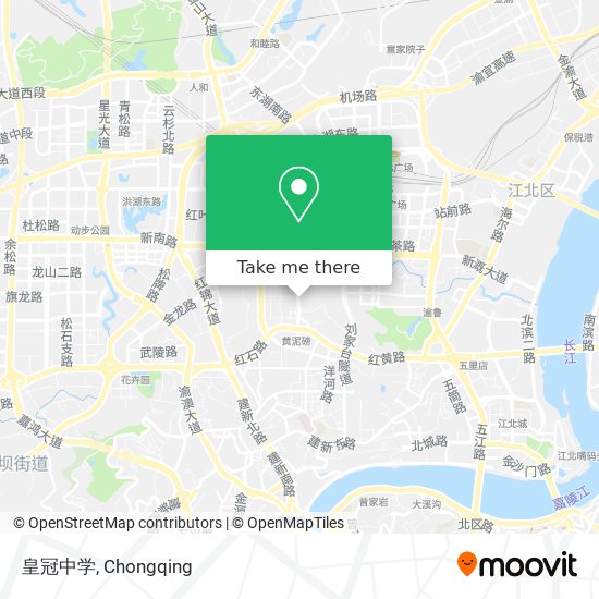 皇冠中学 map