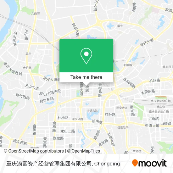 重庆渝富资产经营管理集团有限公司 map