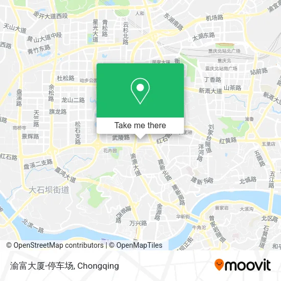 渝富大厦-停车场 map