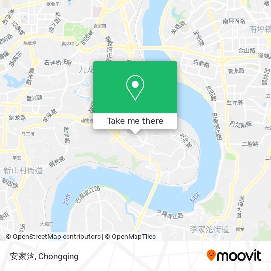 安家沟 map