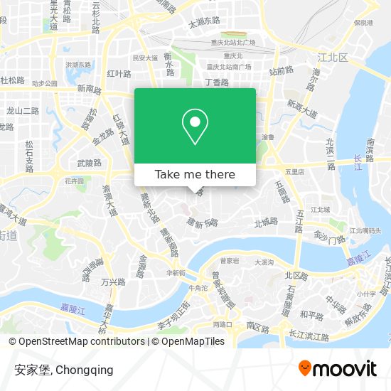 安家堡 map