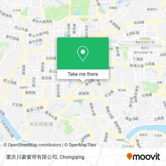 重庆川豪窗帘有限公司 map