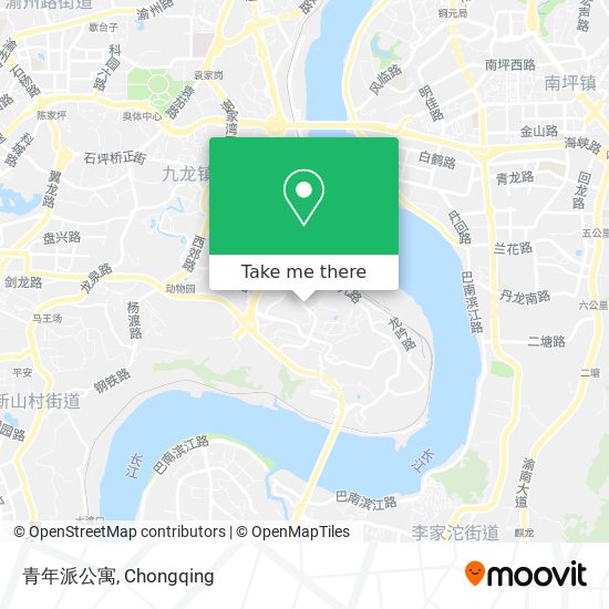 青年派公寓 map