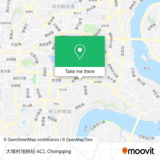 大堰村地铁站-A口 map
