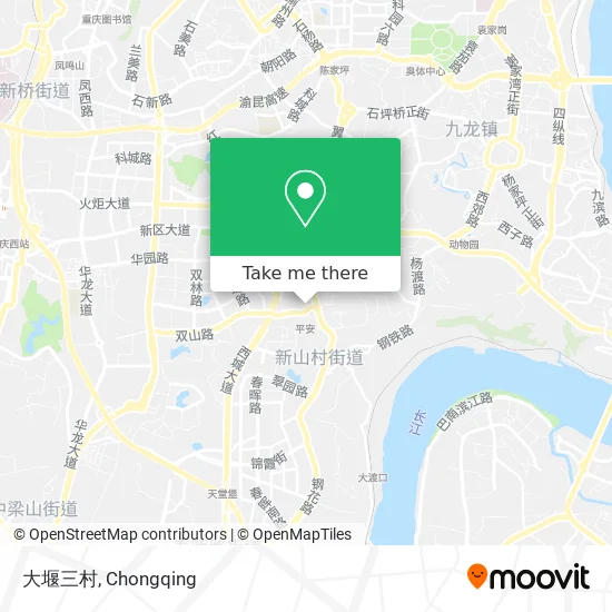 大堰三村 map