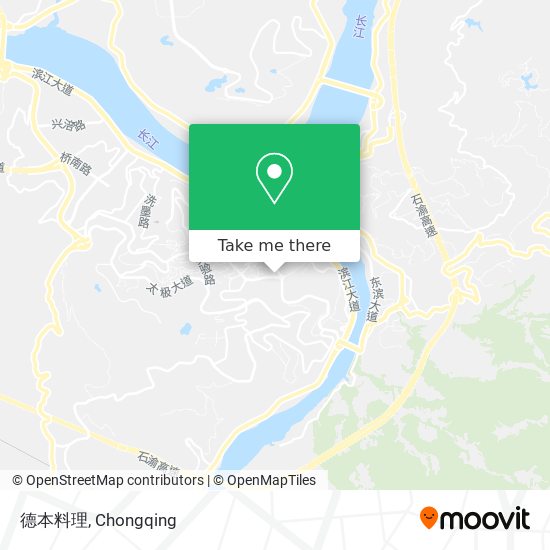 德本料理 map
