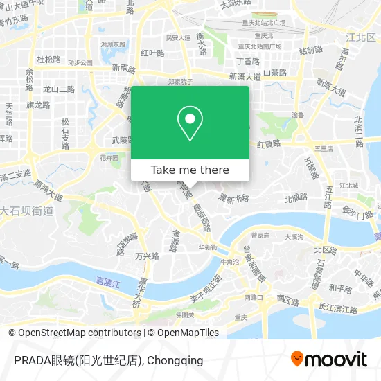 PRADA眼镜(阳光世纪店) map