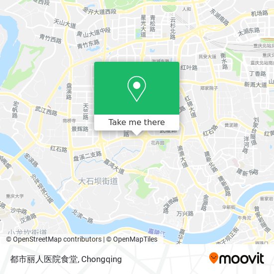 都市丽人医院食堂 map