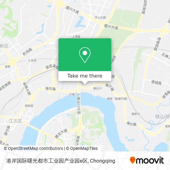 港岸国际曙光都市工业园产业园e区 map