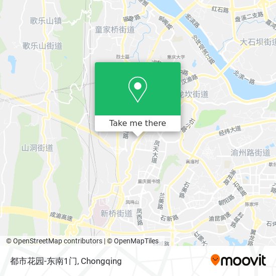 都市花园-东南1门 map