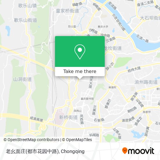 老幺面庄(都市花园中路) map