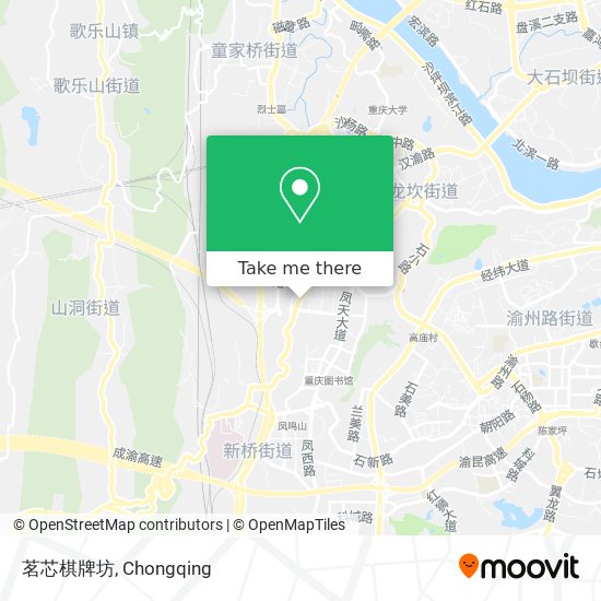 茗芯棋牌坊 map