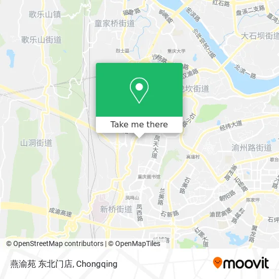燕渝苑 东北门店 map
