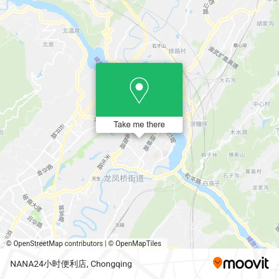 NANA24小时便利店 map