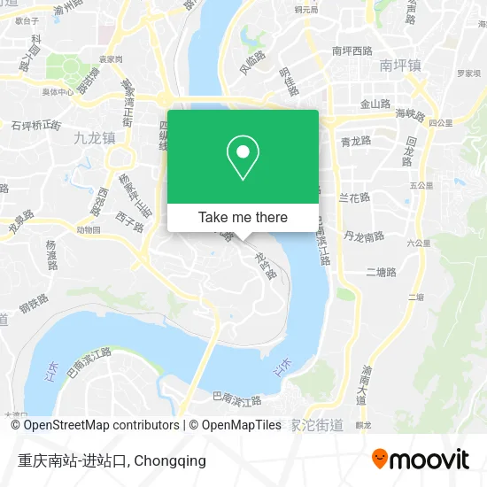 重庆南站-进站口 map