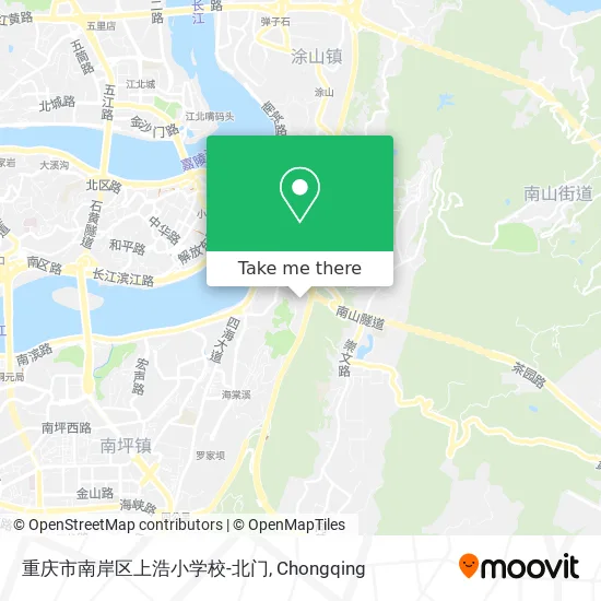 重庆市南岸区上浩小学校-北门 map