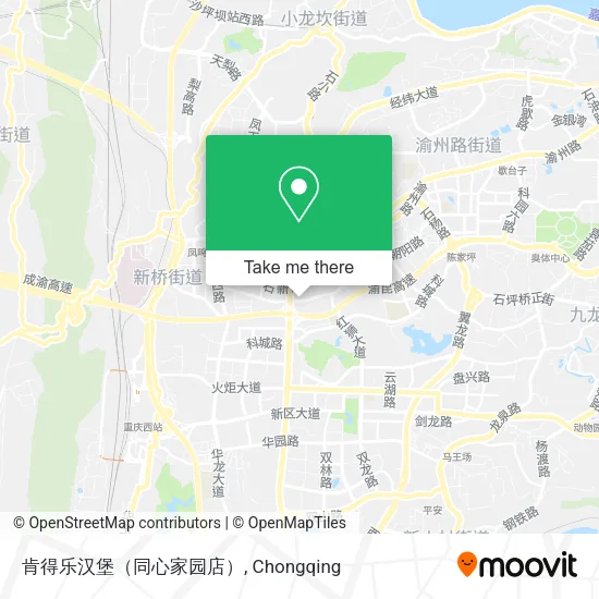 肯得乐汉堡（同心家园店） map