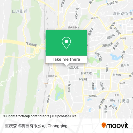 重庆森肯科技有限公司 map