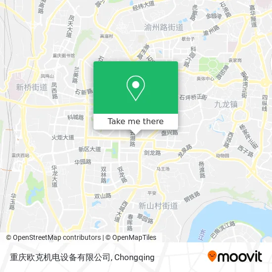重庆欧克机电设备有限公司 map