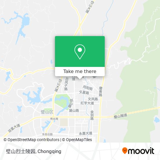 璧山烈士陵园 map