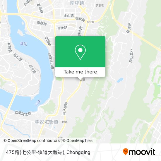 475路(七公里-轨道大堰站) map