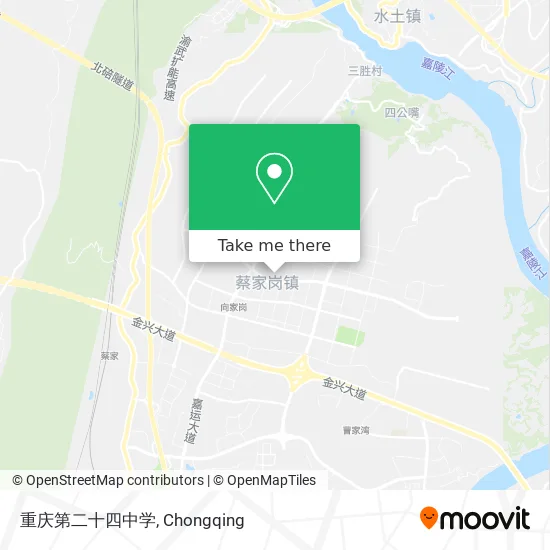 重庆第二十四中学 map
